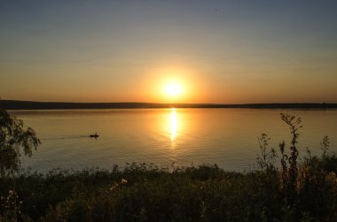 Güzel bir gün batımı 