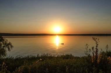 Güzel bir gün batımı 