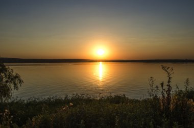 Güzel bir gün batımı 