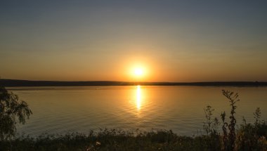 Güzel bir gün batımı 