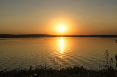 Güzel bir gün batımı 