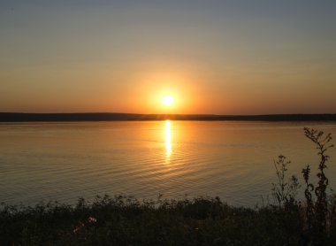 Güzel bir gün batımı 