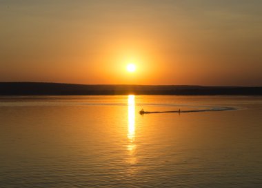 Güzel bir gün batımı 