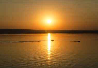 Güzel bir gün batımı 