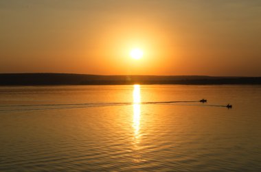 Güzel bir gün batımı 