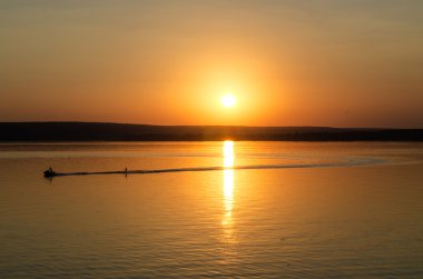 Güzel bir gün batımı 