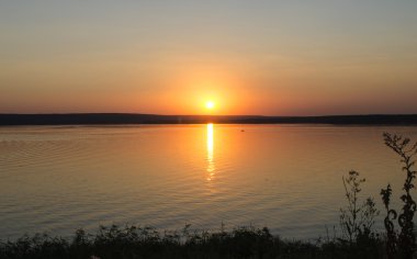 Güzel bir gün batımı 