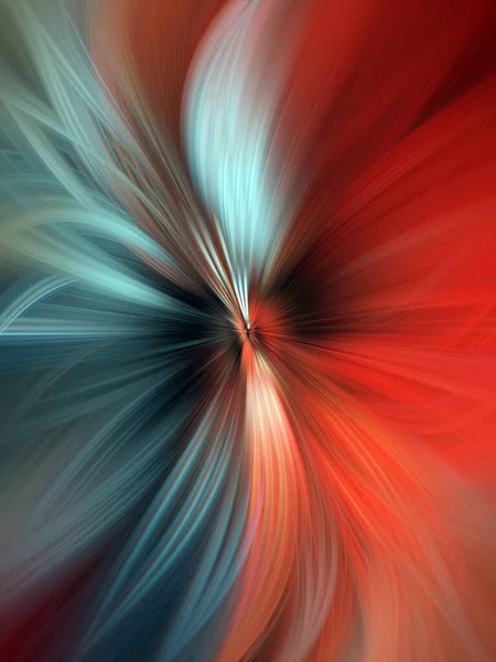 Colorful Marbleized Swirl Abstract Leaf Flower Multi Color Gradient Blur — Stock Photo, Image