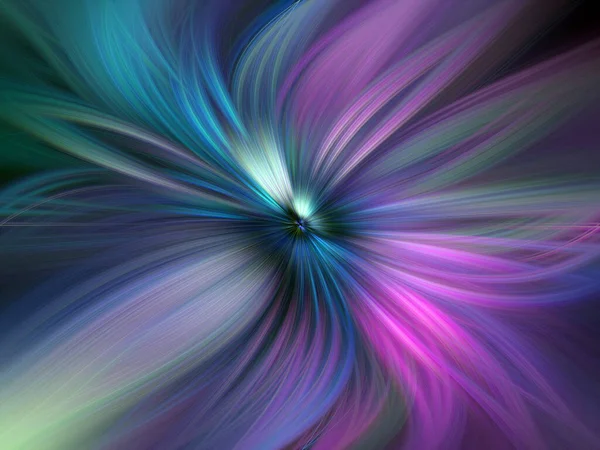 Colorful Marbleized Swirl Abstract Leaf of Flower. Multi-Color Gradient Blur Bright Background. Fractal Twirl Curved Lines Modern Art. Trendy Texture Wallpaper for Gadgets. Wavy Pattern Fantasy Effect. Used for Web Design Homepage Banner Background