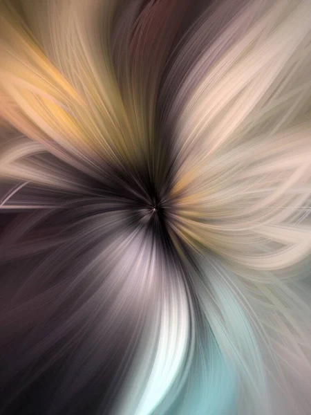 Redemoinho Marbleizado Colorido Folha Abstrata Flor Multi Color Gradient Blur — Fotografia de Stock