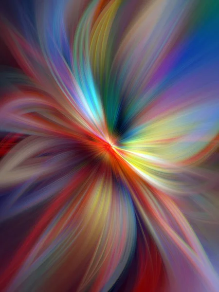 Bunte Marmorierte Strudel Abstraktes Blatt Der Blume Multi Color Gradient — Stockfoto