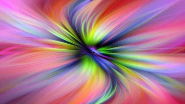 Redemoinho Marbleizado Colorido Folha Abstrata Flor Multi Color Gradient Blur — Fotografia de Stock