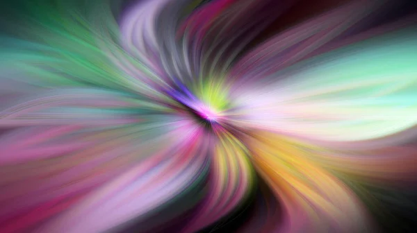 Färgglada Marbleized Swirl Abstrakt Blad Blomma Multi Color Gradient Blur — Stockfoto