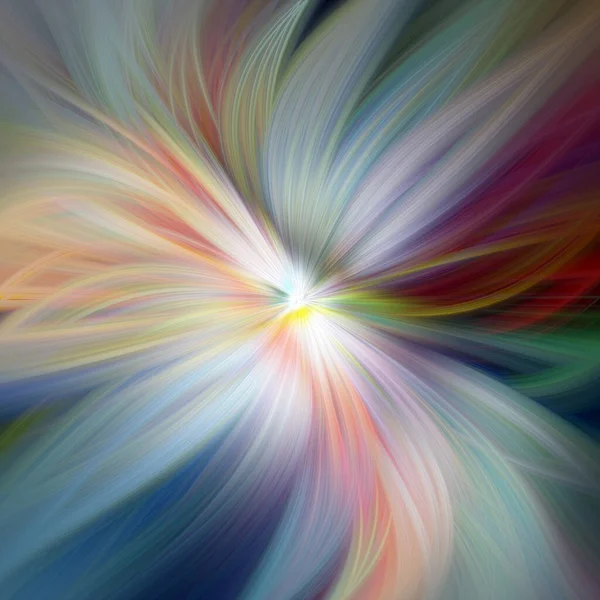 Färgglada Marbleized Swirl Abstrakt Blad Blomma Multi Color Gradient Blur — Stockfoto