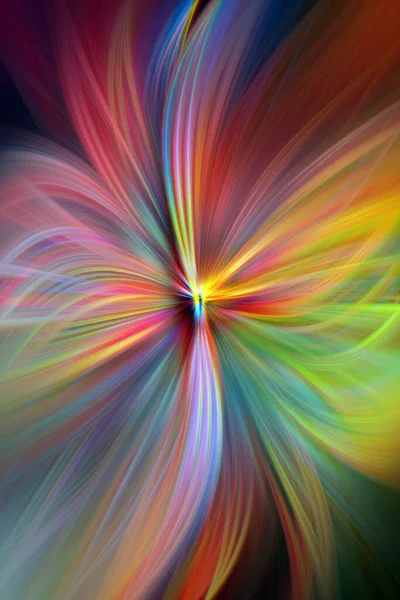 Kolorowy Marmurkowy Wir Abstrakcyjny Liść Kwiatu Wielokolorowe Gradientowe Rozmycie Jasne — Zdjęcie stockowe