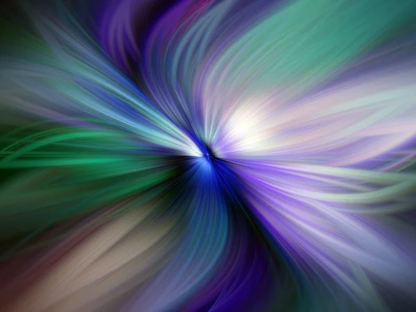 Redemoinho Marbleizado Colorido Folha Abstrata Flor Multi Color Gradient Blur — Fotografia de Stock