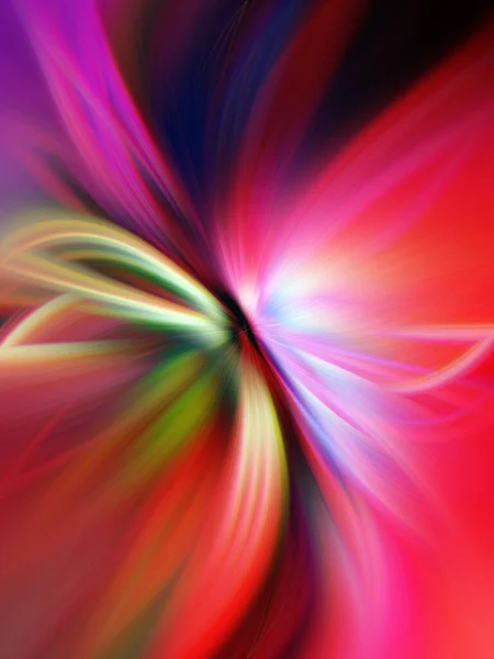 Colorful Marbleized Swirl Abstract Leaf Flower Multi Color Gradient Blur — Stock Photo, Image