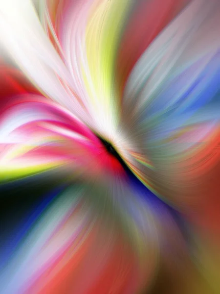 Barevné Mramorované Víření Abstraktní List Flower Multi Color Gradient Blur — Stock fotografie