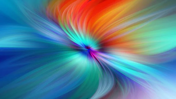 Colorful Marbleized Swirl Abstract Leaf of Flower. Multi-Color Gradient Blur Bright Background. Fractal Twirl Curved Lines Modern Art. Trendy Texture Wallpaper for Gadgets. Wavy Pattern Fantasy Effect. Used for Web Design Homepage Banner Background