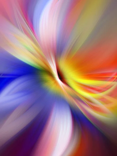 Kleurrijke Gemarmerde Werveling Abstracte Blad Van Bloem Multi Color Verloop — Stockfoto