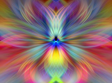 Çok Renkli Soyut Gradyan Geçiş Dalgası Arkaplanı. Ev dekorasyonu için Fraktal Sanat Dijital Boyama. Fantezi Efekti Bulanık Işık Örtüsü. Renkli Renkli Yaprak Psikedelik Duvar Kağıdı. Web Tasarım Sancak Arkaplanı için Modern Arkaplan