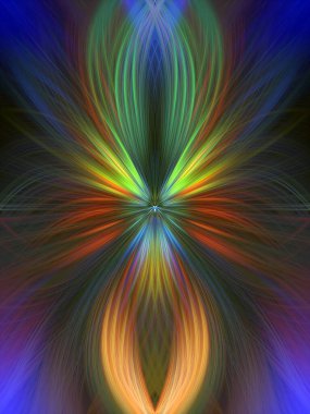 Çok Renkli Soyut Gradyan Geçiş Dalgası Arkaplanı. Ev dekorasyonu için Fraktal Sanat Dijital Boyama. Fantezi Efekti Bulanık Işık Örtüsü. Renkli Renkli Yaprak Psikedelik Duvar Kağıdı. Web Tasarım Sancak Arkaplanı için Modern Arkaplan