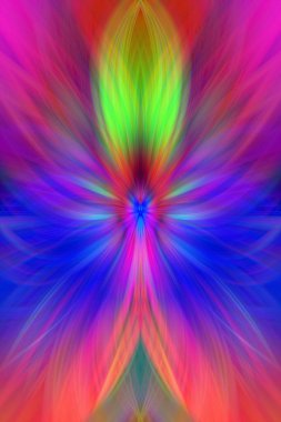 Çok Renkli Soyut Gradyan Geçiş Dalgası Arkaplanı. Ev dekorasyonu için Fraktal Sanat Dijital Boyama. Fantezi Efekti Bulanık Işık Örtüsü. Renkli Renkli Yaprak Psikedelik Duvar Kağıdı. Web Tasarım Sancak Arkaplanı için Modern Arkaplan