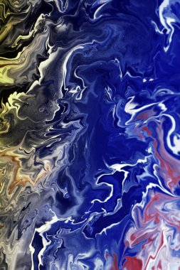 Güzel Renkli Karışık Soyut Akışkan Boyama. Teknoloji için akrilik renkli renkli boyalı duvar kâğıdı. Dalga Akımı Girdap Akıcı Mermer Sanat Dokusunu. Ev dekorasyonu Çağdaş Sanat Arkaplanı. Ev dekorasyonu Kanvası Resim Duvarı Tasarımı