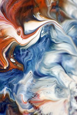 Güzel Renkli Karışık Soyut Akışkan Boyama. Teknoloji için akrilik renkli renkli boyalı duvar kâğıdı. Dalga Akımı Girdap Akıcı Mermer Sanat Dokusunu. Ev dekorasyonu Çağdaş Sanat Arkaplanı. Ev dekorasyonu Kanvası Resim Duvarı Tasarımı