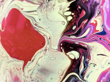 Güzel Renkli Karışık Soyut Akışkan Boyama. Teknoloji için akrilik renkli renkli boyalı duvar kâğıdı. Dalga Akımı Girdap Akıcı Mermer Sanat Dokusunu. Ev dekorasyonu Çağdaş Sanat Arkaplanı. Ev dekorasyonu Kanvası Resim Duvarı Tasarımı