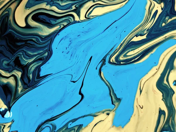 Beautiful Colorful Mixed Abstract Fluid Painting. Acrylic Vibrant Colors Paint Trendy Wallpaper for Technology. Wave Flow Swirl Fluid Marble Art Texture. Home Decoration Contemporary art Background. Home Decoration Canvas Art Painting Wall Design