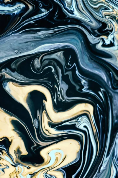 Mooi Kleurrijk Gemengd Abstract Vloeibaar Schilderen Acryl Levendige Kleuren Verf — Stockfoto