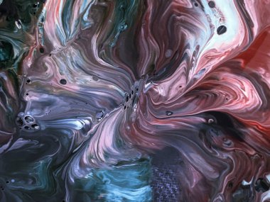 Güzel Renkli Karışık Soyut Akışkan Boyama. Teknoloji için akrilik renkli renkli boyalı duvar kâğıdı. Dalga Akımı Girdap Akıcı Mermer Sanat Dokusunu. Ev dekorasyonu Çağdaş Sanat Arkaplanı. Ev dekorasyonu Kanvası Resim Duvarı Tasarımı