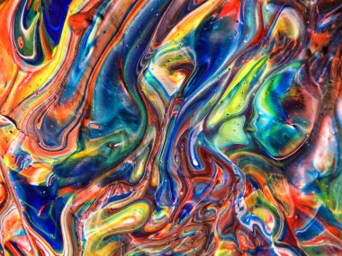 Güzel Renkli Karışık Soyut Akışkan Boyama. Teknoloji için akrilik renkli renkli boyalı duvar kâğıdı. Dalga Akımı Girdap Akıcı Mermer Sanat Dokusunu. Ev dekorasyonu Çağdaş Sanat Arkaplanı. Ev dekorasyonu Kanvası Resim Duvarı Tasarımı