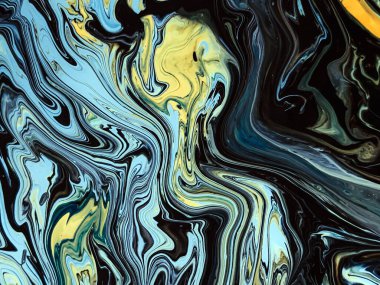 Güzel Renkli Karışık Soyut Akışkan Boyama. Teknoloji için akrilik renkli renkli boyalı duvar kâğıdı. Dalga Akımı Girdap Akıcı Mermer Sanat Dokusunu. Ev dekorasyonu Çağdaş Sanat Arkaplanı. Ev dekorasyonu Kanvası Resim Duvarı Tasarımı