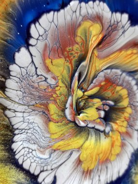 Güzel Renkli Karışık Soyut Akışkan Boyama. Teknoloji için akrilik renkli renkli boyalı duvar kâğıdı. Dalga Akımı Girdap Akıcı Mermer Sanat Dokusunu. Ev dekorasyonu Çağdaş Sanat Arkaplanı. Ev dekorasyonu Kanvası Resim Duvarı Tasarımı