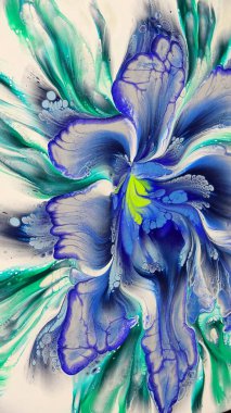 Güzel Renkli Karışık Soyut Akışkan Boyama. Teknoloji için akrilik renkli renkli boyalı duvar kâğıdı. Dalga Akımı Girdap Akıcı Mermer Sanat Dokusunu. Ev dekorasyonu Çağdaş Sanat Arkaplanı. Ev dekorasyonu Kanvası Resim Duvarı Tasarımı