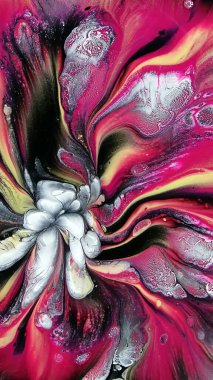 Güzel Renkli Karışık Soyut Akışkan Boyama. Teknoloji için akrilik renkli renkli boyalı duvar kâğıdı. Dalga Akımı Girdap Akıcı Mermer Sanat Dokusunu. Ev dekorasyonu Çağdaş Sanat Arkaplanı. Ev dekorasyonu Kanvası Resim Duvarı Tasarımı