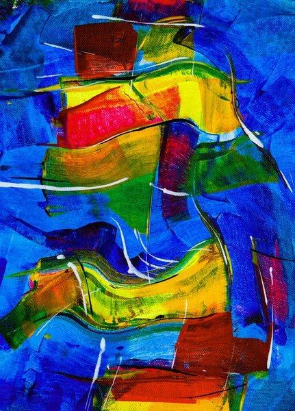 Mooi Kleurrijk Gemengd Abstract Vloeibaar Schilderen Acryl Levendige Kleuren Verf — Stockfoto