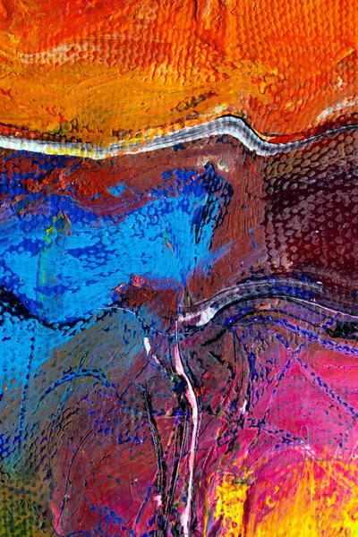 Pintura Líquida Abstrata Mista Colorida Bonita Acrílico Vibrante Cores Pintura — Fotografia de Stock