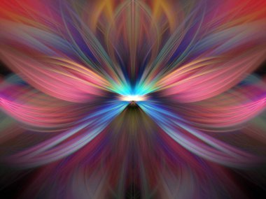 Görkemli Renkli Floral fraktal neon ışıkları. Kusursuz desenli güzel sanat gradyan renkli kıvrım renk dokusunu etkiler. Twisted Light Fiber Efekti 'nden soyut arkaplan ağ için saykodelik duvar kağıdı. Web sayfası afiş arkaplan duvar kağıdı için kullanılır