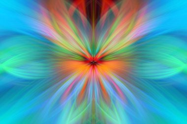 Görkemli Renkli Floral fraktal neon ışıkları. Kusursuz desenli güzel sanat gradyan renkli kıvrım renk dokusunu etkiler. Twisted Light Fiber Efekti 'nden soyut arkaplan ağ için saykodelik duvar kağıdı. Web sayfası afiş arkaplan duvar kağıdı için kullanılır