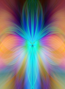 Görkemli Renkli Floral fraktal neon ışıkları. Kusursuz desenli güzel sanat gradyan renkli kıvrım renk dokusunu etkiler. Twisted Light Fiber Efekti 'nden soyut arkaplan ağ için saykodelik duvar kağıdı. Web sayfası afiş arkaplan duvar kağıdı için kullanılır