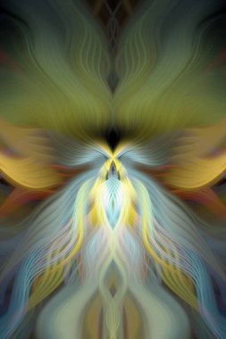 Modern soyut dalgalı fraktal gradyan geometrik arkaplan. Zarif fütüristik eğri. Kusursuz desen. İniş sayfası, yaratıcı sanat eserleri, web sitesi, sunum afişi, poster, olay, kart tasarımı. Moda Web tasarım arkaplanı, duvar dekorasyonu