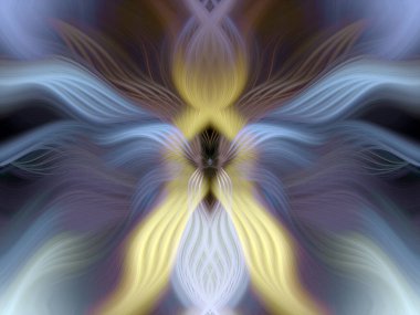 Modern soyut dalgalı fraktal gradyan geometrik arkaplan. Zarif fütüristik eğri. Kusursuz desen. İniş sayfası, yaratıcı sanat eserleri, web sitesi, sunum afişi, poster, olay, kart tasarımı. Moda Web tasarım arkaplanı, duvar dekorasyonu