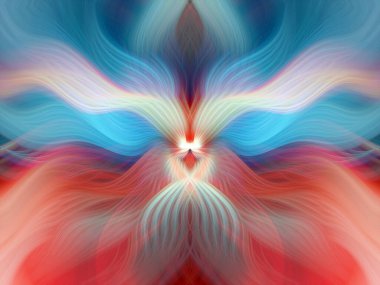 Modern soyut dalgalı fraktal gradyan geometrik arkaplan. Zarif fütüristik eğri. Kusursuz desen. İniş sayfası, yaratıcı sanat eserleri, web sitesi, sunum afişi, poster, olay, kart tasarımı. Moda Web tasarım arkaplanı, duvar dekorasyonu