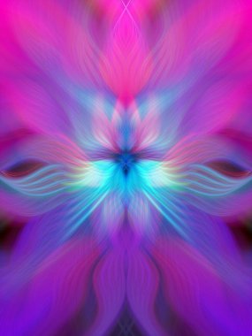 Modern soyut dalgalı fraktal gradyan geometrik arkaplan. Zarif fütüristik eğri. Kusursuz desen. İniş sayfası, yaratıcı sanat eserleri, web sitesi, sunum afişi, poster, olay, kart tasarımı. Moda Web tasarım arkaplanı, duvar dekorasyonu