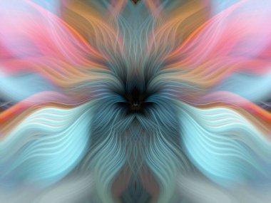 Modern soyut dalgalı fraktal gradyan geometrik arkaplan. Zarif fütüristik eğri. Kusursuz desen. İniş sayfası, yaratıcı sanat eserleri, web sitesi, sunum afişi, poster, olay, kart tasarımı. Moda Web tasarım arkaplanı, duvar dekorasyonu