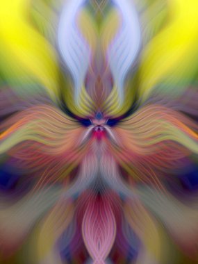 Modern soyut dalgalı fraktal gradyan geometrik arkaplan. Zarif fütüristik eğri. Kusursuz desen. İniş sayfası, yaratıcı sanat eserleri, web sitesi, sunum afişi, poster, olay, kart tasarımı. Moda Web tasarım arkaplanı, duvar dekorasyonu