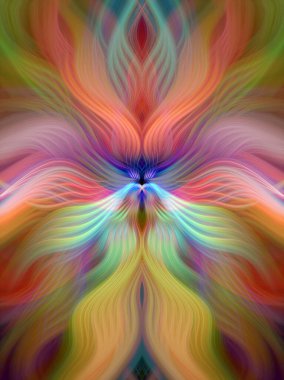 Modern soyut dalgalı fraktal gradyan geometrik arkaplan. Zarif fütüristik eğri. Kusursuz desen. İniş sayfası, yaratıcı sanat eserleri, web sitesi, sunum afişi, poster, olay, kart tasarımı. Moda Web tasarım arkaplanı, duvar dekorasyonu